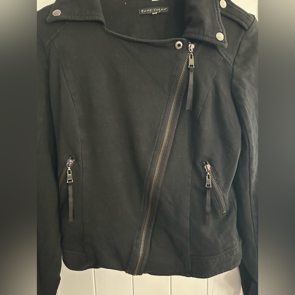 Black Zipper Jacket by Pure Sugar - Picture 3 of 7